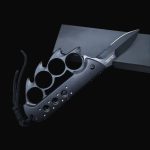 Multi-Function Survival Knife with Integrated Knuckle Duster