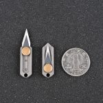 Titan Slide EDC: Mini Brass Utility Knife - 图片 20