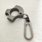 Single Finger Titanium TC21 EDC Knuckle Keychain Tool for Self Protection - 图片 6