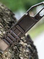 Titanium Utility Clip Multi-Tool with Razor-Edge Blade Knife - 图片 5