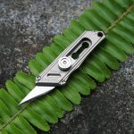 Mini Brass & Titanium Utility Blade Knife - 图片 17