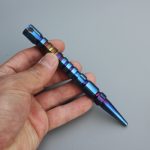 TC4 Titanium EDC Tactical Pen Key Stick Window Breaker CNC K Stick - 图片 3