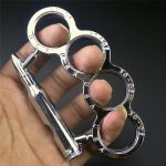 Metal Knuckle Duster Multifunctional Tool for Martial Arts Self-Defense - 图片 4