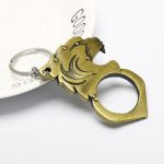 Tiger Head Self-Defense Keychain Knuckle Duster Tool - 图片 9