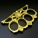 Wolf Head Knuckle Duster Tactical Four Finger Self-Defense Tool - 图片 8