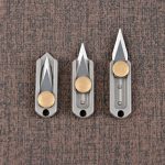 Titan Slide EDC: Mini Brass Utility Knife - 图片 16