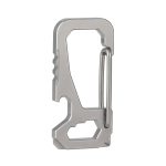 Titanium Keychain Multi Tool Waist Hook EDC Key Ring Car Bottle Opener Screwdriver - 图片 8