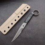 Silent Striker High-Hardness Outdoor Knife Ring Blade with K-Sheath - 图片 10