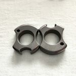 Titanium TC21 Single Finger Knuckle EDC Keychain Opener Bike Self Defense - 图片 7