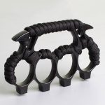 Brass Knuckle Duster with Four Finger Defense for Personal Safety - 图片 2