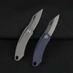 Titanium Mini Folding Knife EDC Keychain Portable Opener