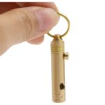 Brass Nano Blade Knife Keychain Utility Carver - 图片 2