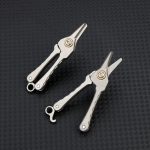 Titanium Mini Scissors Portable Keychain Grooming Tool Hair Beard Trimmer - 图片 6