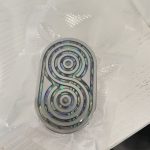 White Moonlight Shell EDC Push Spinner - 图片 5