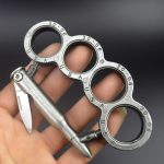 Metal Knuckle Duster Multifunctional Tool for Martial Arts Self-Defense - 图片 3