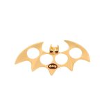 Gothic Bat Fighter Knuckle Duster Ring - 图片 5