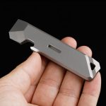 Titanium Mini Pry Bar EDC Tool Multi Function Self Defense Outdoor Gear