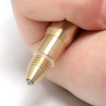 Brass Tactical Mini Hidden Sharp Edge Blade Knife - 图片 2