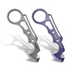Titanium Knuckle Duster Pioneer EDC MultiTool Card - 图片 3