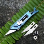 Mini Brass & Titanium Utility Blade Knife - 图片 5
