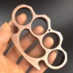 ColorGuard Metal Brass Knuckle Duster and Tiger Fist Buckle for Safety - 图片 2