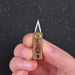 Titan Slide EDC Compact Brass Utility Knife for Everyday Use - 图片 5