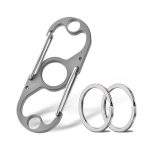 Titanium Multi-Function Carabiner Keychain - 图片 4