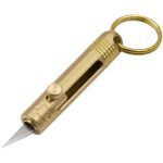 Brass Nano Blade Knife Keychain Utility Carver - 图片 5