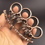 Demon-Inspired White Bone Knuckle Duster for Self-Protection - 图片 9