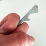 Stainless Steel MultiTool Bottle Opener Knuckle Duster Keychain - 图片 5