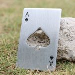 Steel Ace Card Bottle Opener for Home Bar and Beer Lifting - 图片 5