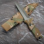 Camouflage Tactical Knife Outdoor Survival Camping Fishing Hiking Utility Blade - 图片 3