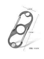 Titanium Multi-Function Carabiner Keychain - 图片 6