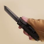 Outdoor Folding Knife Survival Tool Stainless Steel Fire Starter Whistle Multiuse Kit - 图片 2