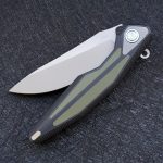 G10 Handle 154 Steel Folding Camp Pocket Knife - 图片 6