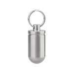 Titanium Portable Pill Case Waterproof Keychain - 图片 5