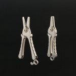 Portable Titanium Keychain Scissors for Hair and Beard Grooming - 图片 4