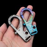Titanium Utility Loop Multi-Tool Keychain - 图片 3