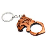 Tiger Head Self-Defense Keychain Knuckle Duster Tool - 图片 3