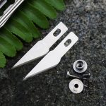 Mini Brass & Titanium Utility Blade Knife - 图片 6