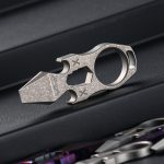 Titanium MultiTool Keychain Hex Wrench Bottle Opener - 图片 2