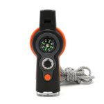 Outdoor MultiWhistle 7in1 Survival LED Compass Thermometer - 图片 5