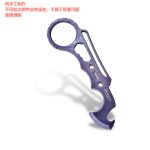 Titanium Card MultiTool with Knuckle Duster for Tactical and Everyday Use - 图片 5