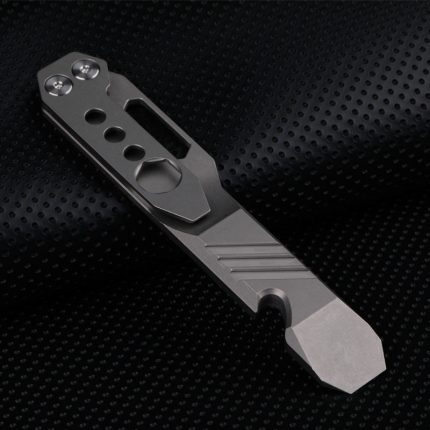 Titanium Pry Bar Screwdriver Multitool Bottle Opener EDC Survival Wrench Self Defense