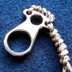 Handcrafted Stainless Steel Single Hole Knuckle Keychain