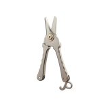 Titanium Mini Scissors Portable Keychain Grooming Tool Hair Beard Trimmer - 图片 2