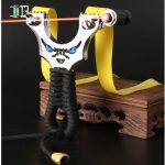 Metal Slingshot with Laser Sight and LED Outdoor Shooter