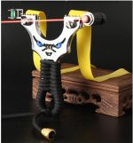 LED Equipped Metal Slingshot with Laser Sight for Outdoor Use - 图片 2