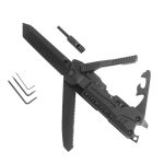 Outdoor Folding Knife Survival Tool Stainless Steel Fire Starter Whistle Multiuse Kit - 图片 6