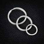 Titanium Key Ring Holder Mini Durable Circle Keychain Lightweight Clip - 图片 4